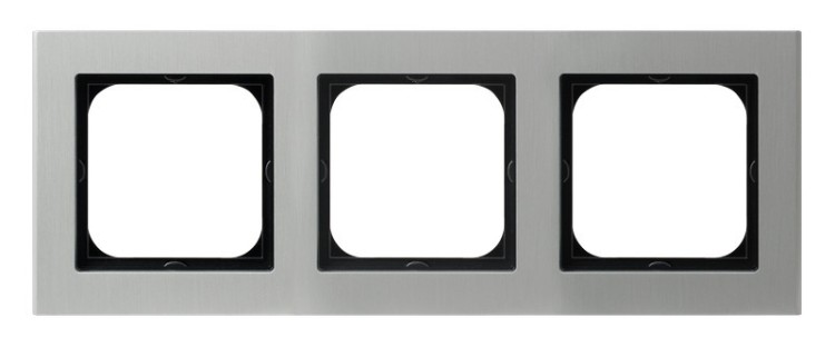 Ramka potrójna R-3RA/35 Sonata OSPEL aluminium