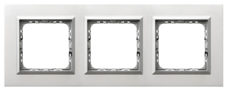 Ramka potrójna R-3RAC/35/38 Sonata OSPEL aluminium