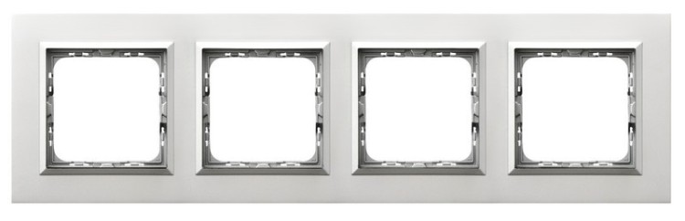 Ramka poczwórna R-4RAC/35/38 Sonata OSPEL aluminium