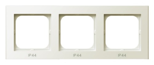 Ramka potrójna do łączników IP-44 RH-3R/27 Sonata OSPEL ecru