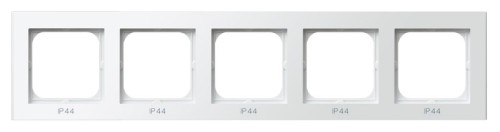 Ramka pięciokrotna do łączników IP-44 RH-5R/00 Sonata OSPEL biały białe biała
