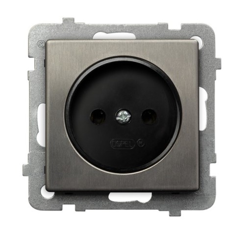 Gniazdo pojedyncze GP-1RM/m/37 Sonata Stal Inox OSPEL stal inox