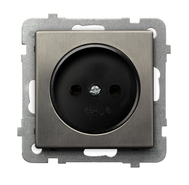 Gniazdo pojedyncze GP-1RM/m/37 Sonata Stal Inox OSPEL stal inox