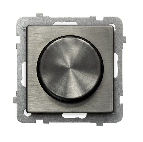 Ściemniacz uniwersalny do obciążenia żarowego, halogenowego oraz LED ŁP-8RML2/m/37 Sonata Stal Inox OSPEL stal inox