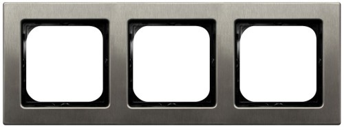Ramka potrójna R-3RM/37 Sonata Stal Inox OSPEL stal inox