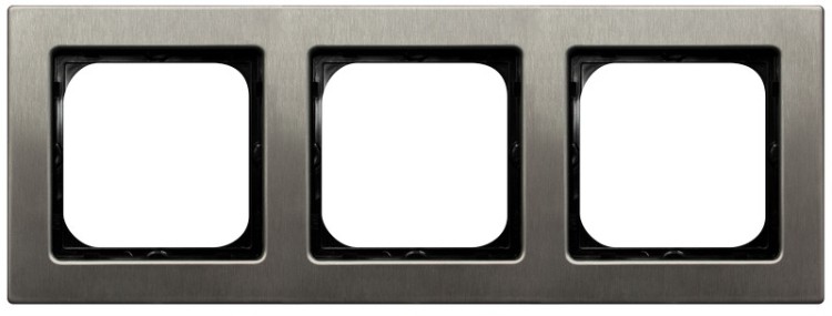 Ramka potrójna R-3RM/37 Sonata Stal Inox OSPEL stal inox
