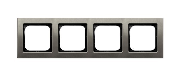Ramka poczwórna R-4RM/37 Sonata Stal Inox OSPEL stal inox