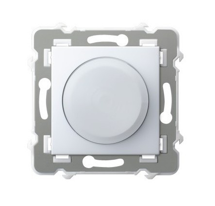 Ściemniacz uniwersalny do obciążenia żarowego, halogenowego oraz LED ŁP-8ZL2/m/00 Szafir OSPEL biały białe biała