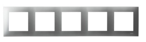 Ramka pięciokrotna R-5Z/18 Szafir OSPEL srebro srebrne srebrny srebrna