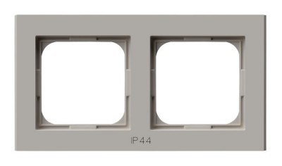 Ramka podwójna do łączników IP-44 RH-2R/82 Sonata OSPEL kaszmir