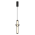 Lampa sufitowa wisząca Industrialna Loft CAMPO 19W LED ML0356 Milagro 3000K nowoczesna oprawa oświetleniowa szkło szklana żyrandol czarny czarna zwis Inspiracje Premium - Outlet