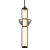 Lampa sufitowa wisząca Industrialna Loft CAMPO 19W LED ML0356 Milagro 3000K nowoczesna oprawa oświetleniowa szkło szklana żyrandol czarny czarna zwis Inspiracje Premium - Outlet