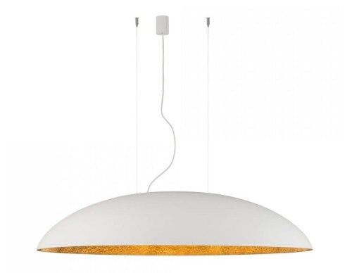 Lampa sufitowa wisząca Industrialna Loft CANOE WHITE GOLD V 7927 NOWODVORSKI Lighting E27 x5 oświetleniowa żyrandol nowoczesna do Kuchni Jadalni nad stół blat wyspę biało-złota zwis Inspiracje Premium - Outlet