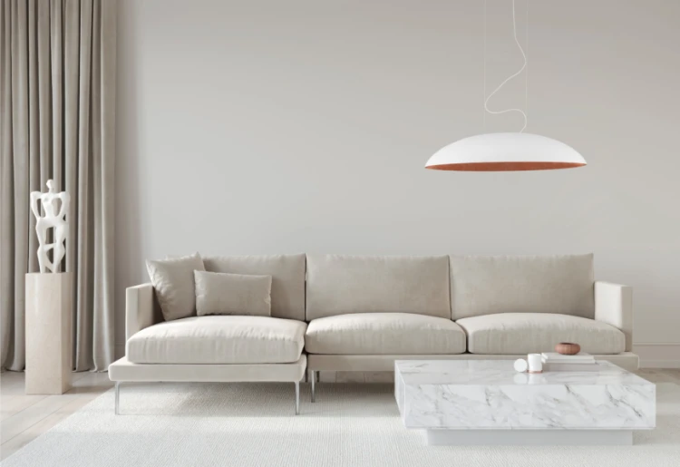 Lampa sufitowa wisząca Industrialna Loft CANOE WHITE GOLD V 7927 NOWODVORSKI Lighting E27 x5 oświetleniowa żyrandol nowoczesna do Kuchni Jadalni nad stół blat wyspę biało-złota zwis Inspiracje Premium - Outlet