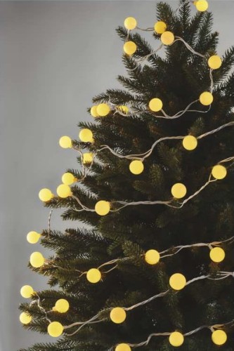 Lampki ogrodowe Girlanda Łańcuch kulki Big Cherry 40x LED do Ogrodu z Żarówkami D5AW01 Emos Dekoracyjny 4m lampki choinkowe świąteczne IP44 Dekoracja sznur ciepłobiały Ciepły biały