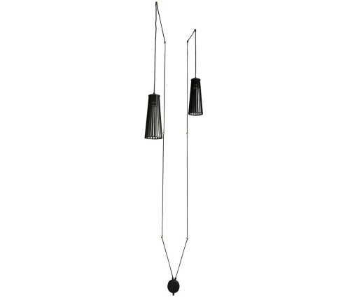 Lampa ścienna regulowana Kinkiet z włącznikiem Industrialny Loft DOVER BLACK II 9263 NOWODVORSKI Lighting 2xGU10 nowoczesna oprawa oświetleniowa czarna zwis Inspiracje Premium - Outlet