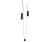 Lampa ścienna regulowana Kinkiet z włącznikiem Industrialny Loft DOVER BLACK II 9263 NOWODVORSKI Lighting 2xGU10 nowoczesna oprawa oświetleniowa czarna zwis Inspiracje Premium - Outlet