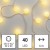 Lampki ogrodowe Girlanda Łańcuch kulki Big Cherry 40x LED do Ogrodu z Żarówkami D5AW01 Emos Dekoracyjny 4m lampki choinkowe świąteczne IP44 Dekoracja sznur ciepłobiały Ciepły biały