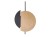 Lampa ścienna Kinkiet Industrialny Loft SUNSET NATURAL C 10578 NOWODVORSKI Lighting GX53 x2 okrąg drewniany nowoczesna oprawa oświetleniowa metal drewno sklejka podwójny Inspiracje Premium - Outlet