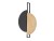 Lampa ścienna Kinkiet Industrialny Loft SUNSET NATURAL B 10577 NOWODVORSKI Lighting GX53 x2 okrąg drewniany nowoczesna oprawa oświetleniowa metal drewno sklejka Inspiracje Premium - Outlet