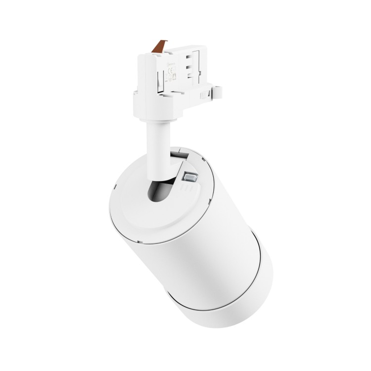 Lampa szynowa Reflektor szynowy PAVA BASIC na Szynoprzewód 3F 20W CCT 230V 20-45ST IP20 RA80 84X136X185MM Biały SLI033032CCT_PW SPECTRUM LED szynoprzewodu