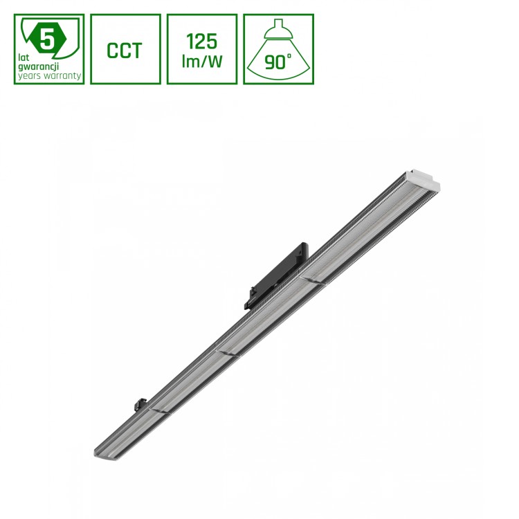 Oprawa liniowa OPTIBAR CCT 12-42W CCT 230V 90st IP20 Ra90 1200x60x90mm Czarny Czarna 5 Lat Gwarancji SLI047400CCT_PW Spectrum LED lampa do szynoprzewodu