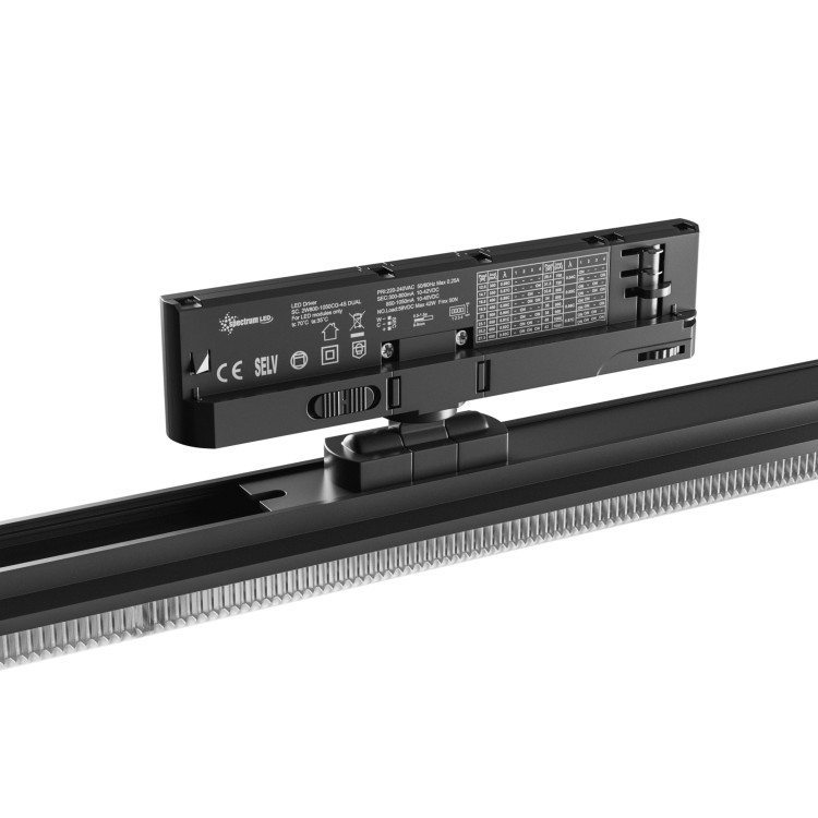 Oprawa liniowa OPTIBAR CCT 12-42W CCT 230V 90st IP20 Ra90 1200x60x90mm Czarny Czarna 5 Lat Gwarancji SLI047400CCT_PW Spectrum LED lampa do szynoprzewodu
