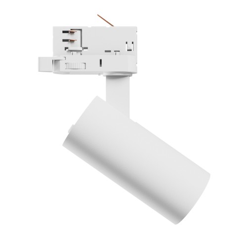 Lampa szynowa Reflektor szynowy ANDROMEDA PRIME na Szynoprzewód 3F CCT 8W 230V 25st IP20 śr. 54x109x160mm Biały Biała SLI033037CCT_PW Spectrum LED szynoprzewodu