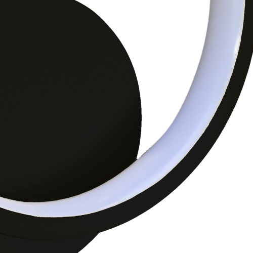Kinkiet HOOP BLACK 7W LED ML1540 Milagro