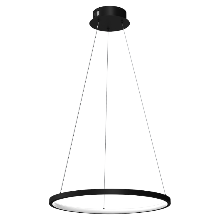 Lampa wisząca HOOP BLACK 27W LED ML1541 Milagro