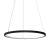 Lampa wisząca HOOP BLACK 27W LED ML1541 Milagro