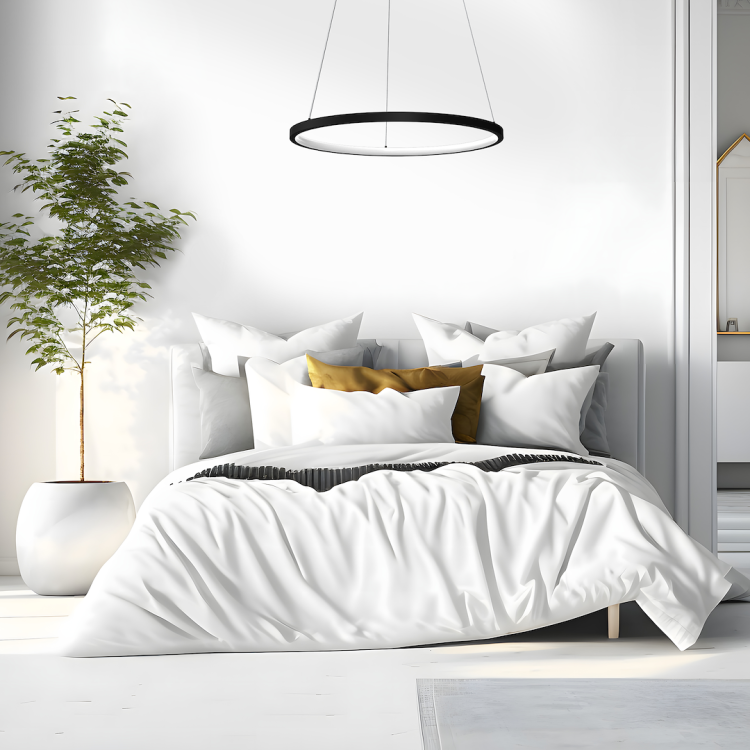 Lampa wisząca HOOP BLACK 27W LED ML1541 Milagro