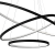 Lampa wisząca HOOP BLACK 93W LED ML1543 Milagro