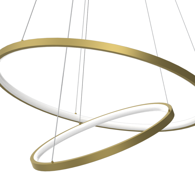 Lampa wisząca HOOP GOLD 51W LED ML1546 Milagro