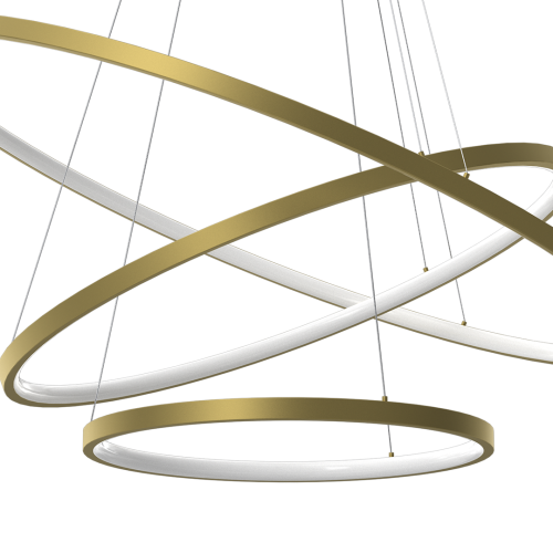 Lampa wisząca HOOP GOLD 93W LED ML1547 Milagro