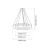 Lampa wisząca HOOP GOLD 93W LED ML1547 Milagro