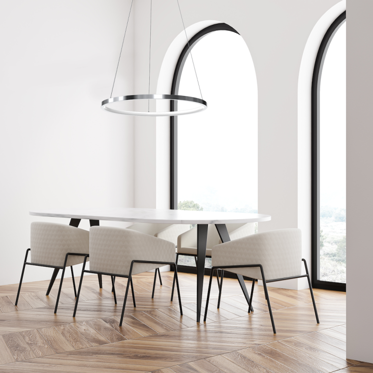 Lampa wisząca HOOP CHROME 27W LED ML1549 Milagro