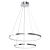 Lampa wisząca HOOP CHROME 51W LED ML1550 Milagro