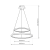Lampa wisząca HOOP CHROME 51W LED ML1550 Milagro