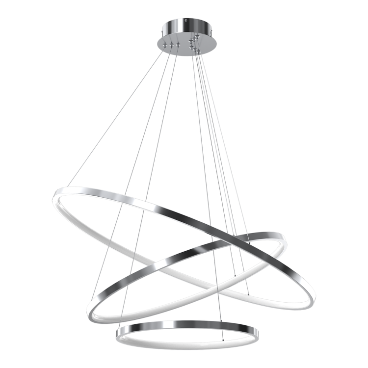 Lampa wisząca HOOP CHROME 93W LED ML1551 Milagro