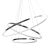 Lampa wisząca HOOP CHROME 93W LED ML1551 Milagro