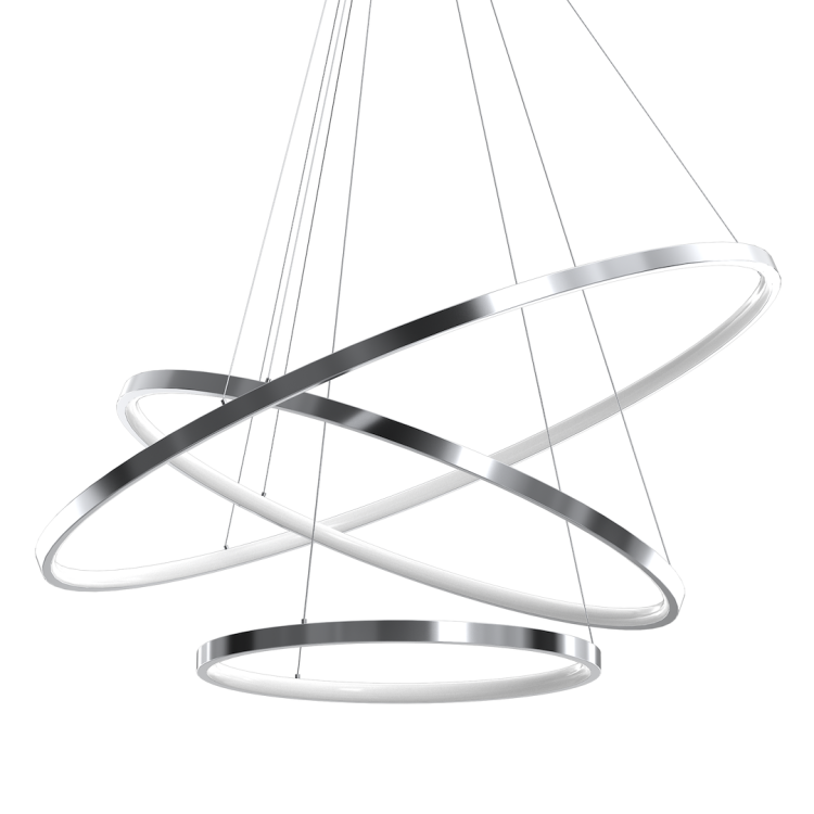 Lampa wisząca HOOP CHROME 93W LED ML1551 Milagro
