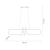 Lampa wisząca VERTIGO 54W LED 4000K ML1576 Milagro