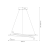Lampa wisząca LORENZO 35W LED 4000K ML1583 Milagro