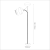 Lampa podłogowa ZACK Black 1xE27 ML1632 Milagro regulowana czarny czarna