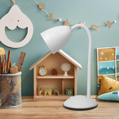 Lampka biurkowa LOGIC White 1xE27 ML1636 Milagro
