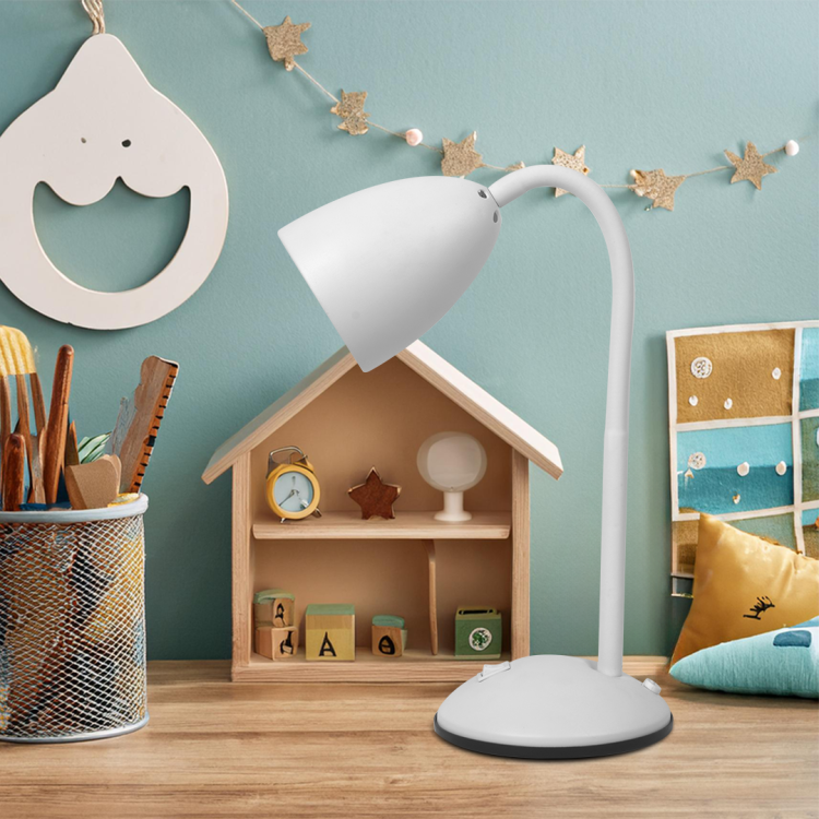 Lampka biurkowa LOGIC White 1xE27 ML1636 Milagro