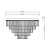 Lampa sufitowa MILANO fi 75cm 12xE14 ML1025 Milagro
