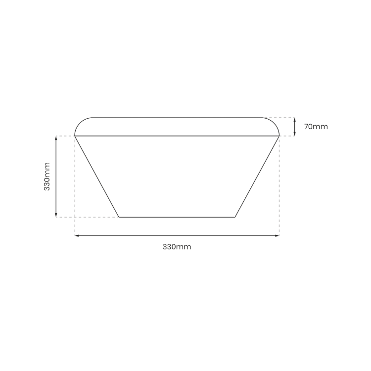 Plafon NEMO BLACK 17W LED EK7791 Milagro