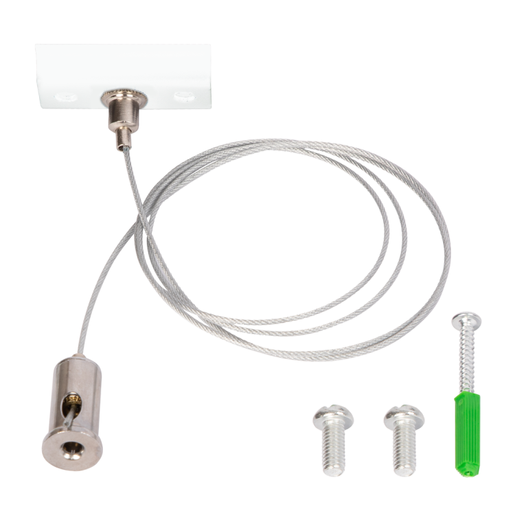 Zawiesie Prowadnica Track Biały 1-Obwodowy v2.0 ML0721 Milagro